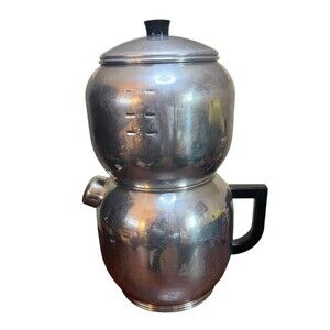 Vintage Rare West Bend Drip Coffee Maker Aluminum 18 Cup Pour Over USA